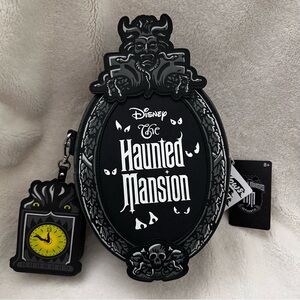 Disney Haunted Mansion Glow in the Dark Crossbody Loungefly Bag: BNWT